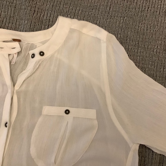 Free People Boho Button Down Tunic - Picture 2 of 7